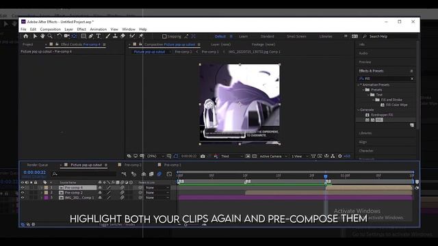 2 Png Pop up Transition w/ CC Page Turn | After Effects Tutorial смотреть онлайн