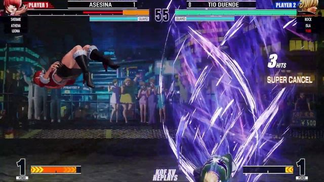KOF XV ? Shermie Asesina (Shermie/Athena/Leona) vs Tio Duende (Yuri/Rock/Isla) ? Steam смотреть онлайн