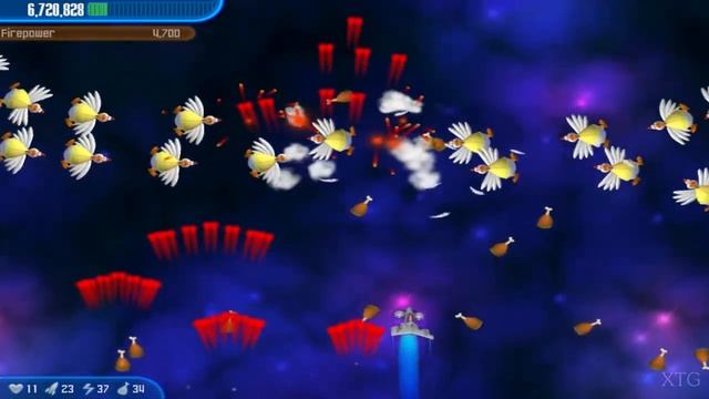 Chicken Invaders 3: Revenge of the Yolk PC Gameplay HD смотреть онлайн