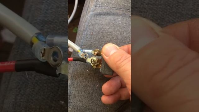 Volvo Penta engine tilt switch wiring. смотреть онлайн