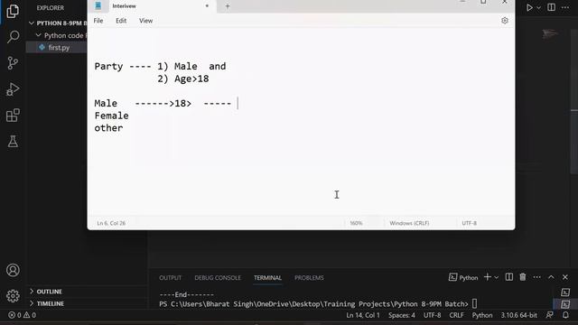 3) Elif , nested if and For Loop in python смотреть онлайн