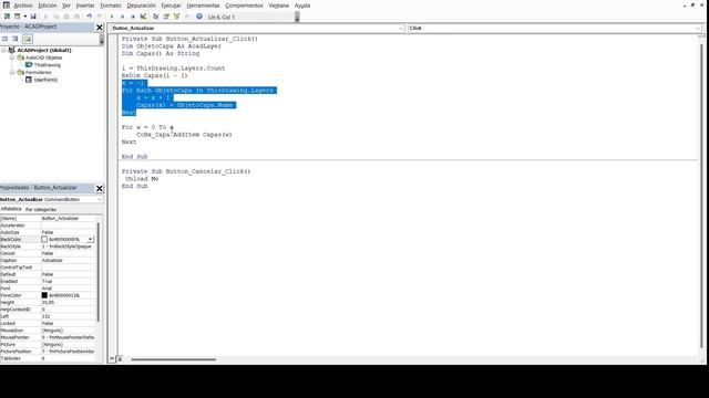 20 VBA AutoCAD - Mover objetos a otras capas 2.0 смотреть онлайн