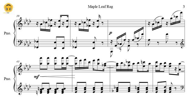 Maple Leaf Rag by Scott Joplin (Piano Solo/Sheets) смотреть онлайн