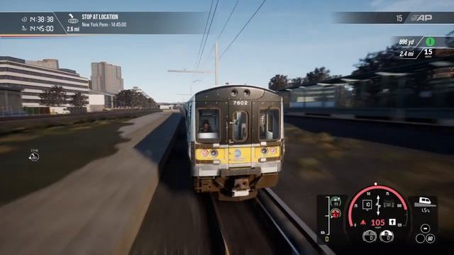 Long island railroad Train Sim World 2 Port Washington to New York Penn смотреть онлайн