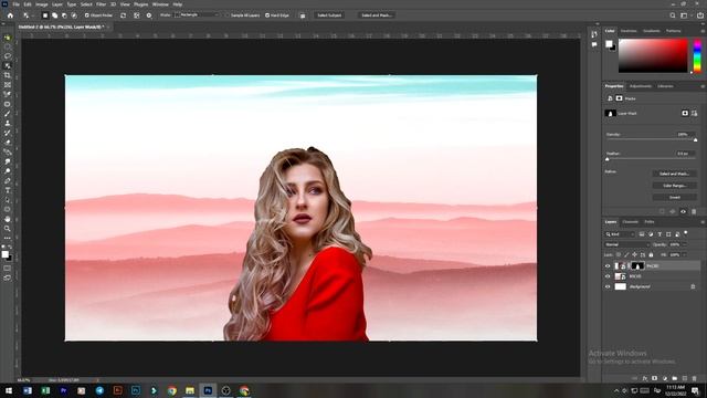 Learning Photoshop Lesson 5 - Replacing background AND clone 3 objects | YOZA Tutorial смотреть онлайн