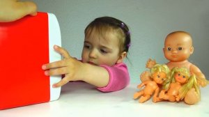 Игрушечная Стиральная Машина Арина стирает вещички куколок Toy Washing Machine erases things pupae
