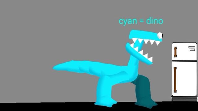 Cyan Was Hungry A Little Bit More. - Rainbow Friends [DC2] смотреть онлайн