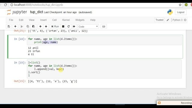 PYTHON 3.X BASIC| TUPLE AND DICTIONARY смотреть онлайн