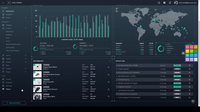 HUD - Bootstrap 5 Admin Template hud design jquery смотреть онлайн