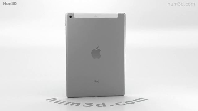 Apple iPad 9.7-inch Cellular Silver 3D model by Hum3D.com смотреть онлайн