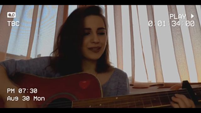 Анастасия Крутская - Только этого мало (кавер на гитаре) смотреть онлайн