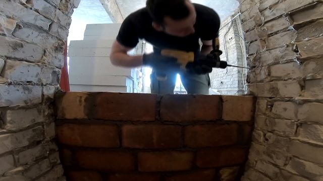 Кирпичная кладка на ребро.Киев!! смотреть онлайн