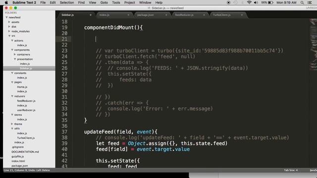 3. News Feed App - Connecting to Redux смотреть онлайн