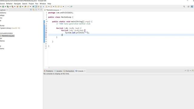 Core Java 30) Nested Loop with Example in Java |Java Tutorials | AndroIndian смотреть онлайн