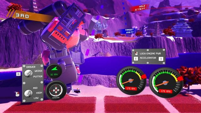 I CAN'T GOLF! - Let's Play 100ft Robot Golf Gameplay смотреть онлайн