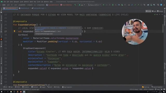 ✔️ [ANDROID STATE HOISTING] COMO IMPLEMENTAR STATE HOISTING EM JETPACK COMPOSE NO ANDROID смотреть онлайн