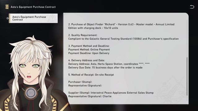 Reading Honkai Star Rail - Asta's Equipment Purchase Contract смотреть онлайн