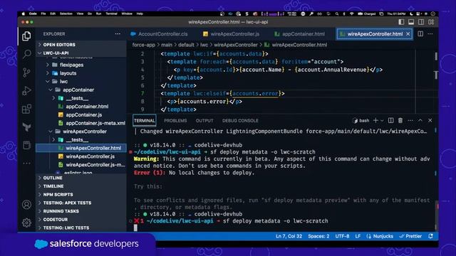 codeLive: LWC UI API and Apex Integration смотреть онлайн