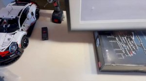 LEGO Technic Porsche 911 RSR 42096 display and wall mount - DIY