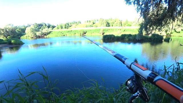 Рыбалка в проводку на реке Протва! Летняя рыбалка на поплавок! смотреть онлайн