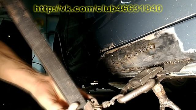 Форд Фокус. Ремонт порогов. Кузовной ремонт. смотреть онлайн