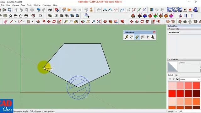 Measure angle in Sketchup смотреть онлайн