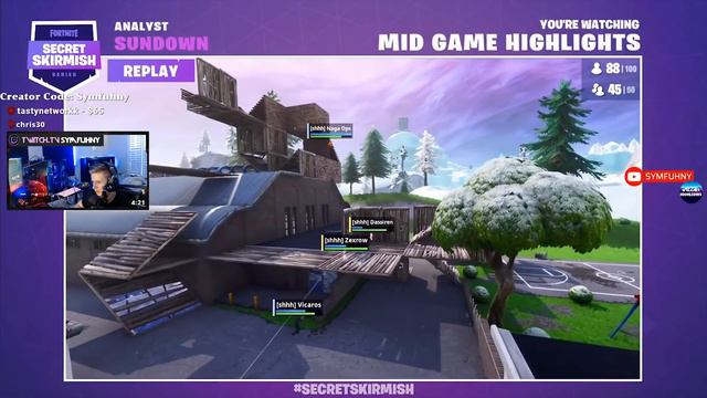 $100,000 🥊Secret Skirmish Duos🥊 Game 1 Viewing party (Fortnite) смотреть онлайн