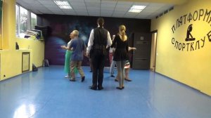 Русская кадриль вальсом (простая версия) занятия для начинающих