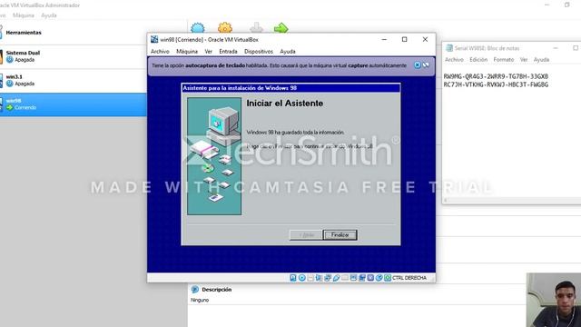 Como instalar Windows 98 en VirtualBox смотреть онлайн