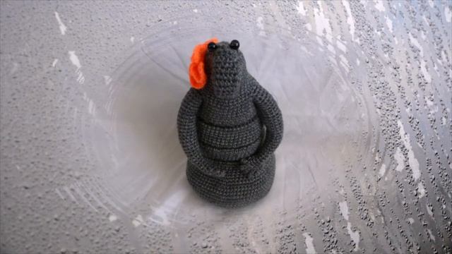 Моя работа. Игрушки крючком. Ждун. смотреть онлайн