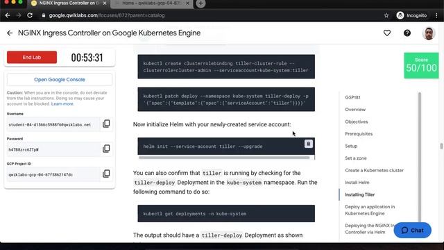 Qwiklabs NGINX Ingress Controller on Google Kubernetes Engine GSP181 смотреть онлайн