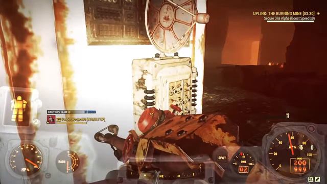 SOLO Daily Ops under 8 minutes burning mine invisible robots Events Fallout 76 livestreaming FO76 смотреть онлайн