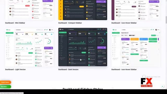 Fasto - Saas Admin Dashboard Template ui kit sass Website Builder смотреть онлайн