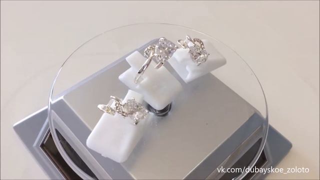 Серебряный набор серьги + кольцо в интернет-магазине смотреть онлайн
