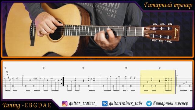 GTA San Andreas Theme I Fingerstyle Guitar Lesson TABS смотреть онлайн