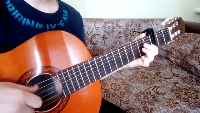 Slawa Marlow Снова я напиваюсь на гитаре в стиле фингерстайл. (cover)