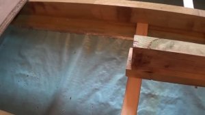 ПОЛ В БАНЕ   ЧАСТЬ 5 установка балок пола и утепление
