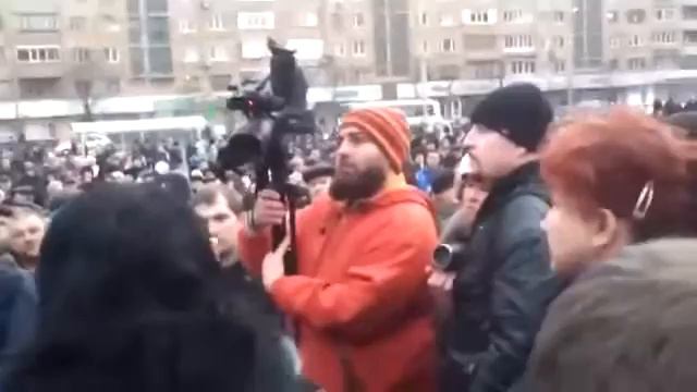 Украина Горловка МЫ ХОТИМ РЕФЕРЕНДУМ 14 04 201472 смотреть онлайн