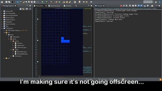 Creating a clone of Tetris in Java Swing | Coding Timelapse смотреть онлайн