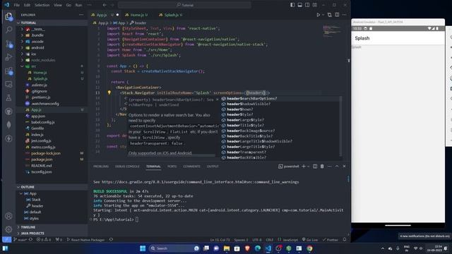 Creating a Stunning Splash Screen in React Native | Step-by-Step Tutorial || Tutorial#1 смотреть онлайн