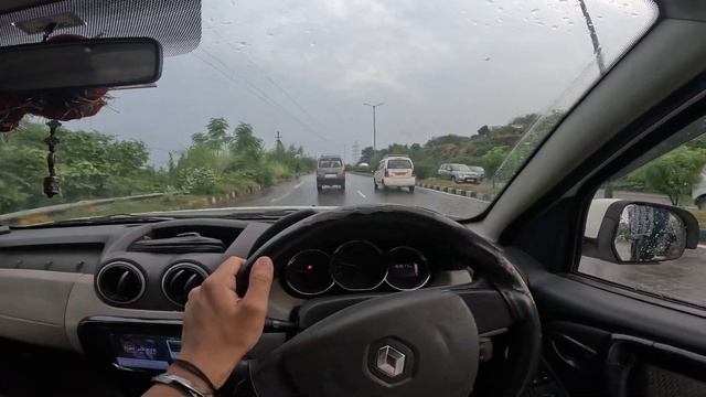 Renault Duster POV Drive In Rainy Weather ?️?️ | Long Drive Video | Car Drive India | SN Autoportal смотреть онлайн