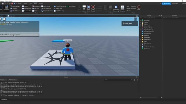 How to Make a Command System in Chat - Roblox Studio Tutorial смотреть онлайн