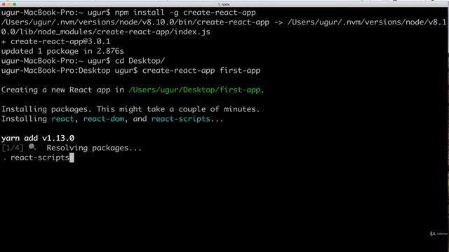 React Js tutorial - Create Your First React App ( Lecture 4 ) смотреть онлайн