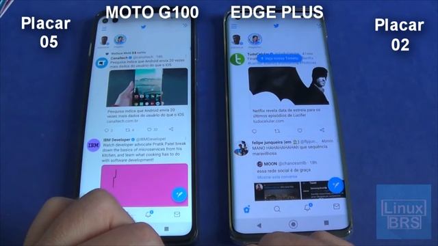 MOTOROLA MOTO G100 E MOTOROLA EDGE PLUS - SPEEDTEST - PORTUGUÊS