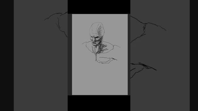 Photoshop sketch - Alien character [Time lapse] смотреть онлайн