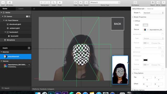 Spark ar studio уроки. 1 урок - создание маски.Как создать свою маску Инстаграм. Видеоуроки смотреть онлайн
