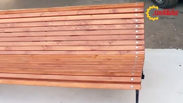 Скамейка стальная "Мой Парк Нова" от компании Хоббика смотреть онлайн