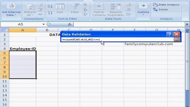 how to avoid duplicate entries in excel using data validation смотреть онлайн
