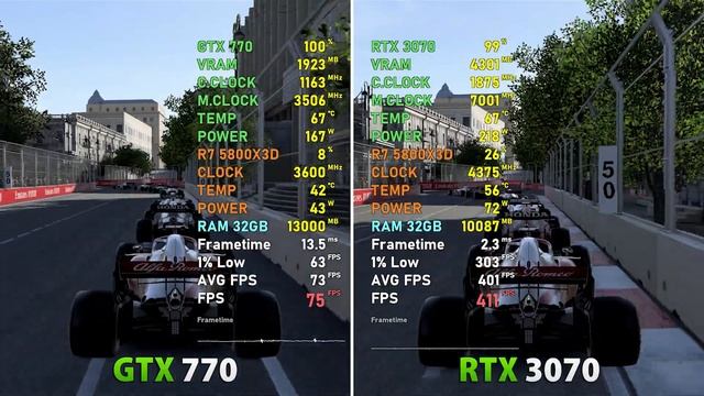 GTX 770 vs RTX 3070 - 7 Years Difference смотреть онлайн