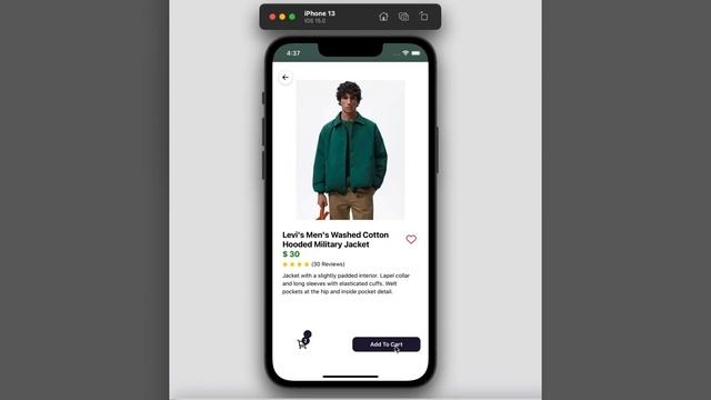 React Native Cart Animation | Reanimated смотреть онлайн